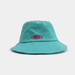 Aqua Koi Bucket Hat - Accessories - KOI Footwear - Blue - Front View