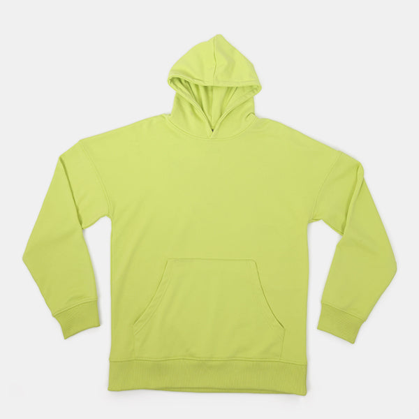 Pickled slime oversized hoodie - Tops - KOI Footwear - Green - Front View