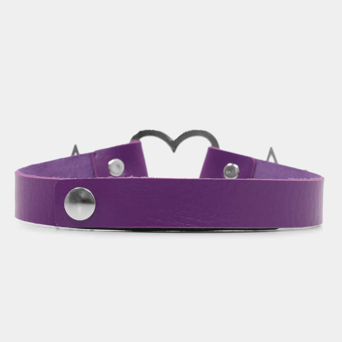 Purple Starshine Choker - Accessories - KOI Footwear - Purple - Back View