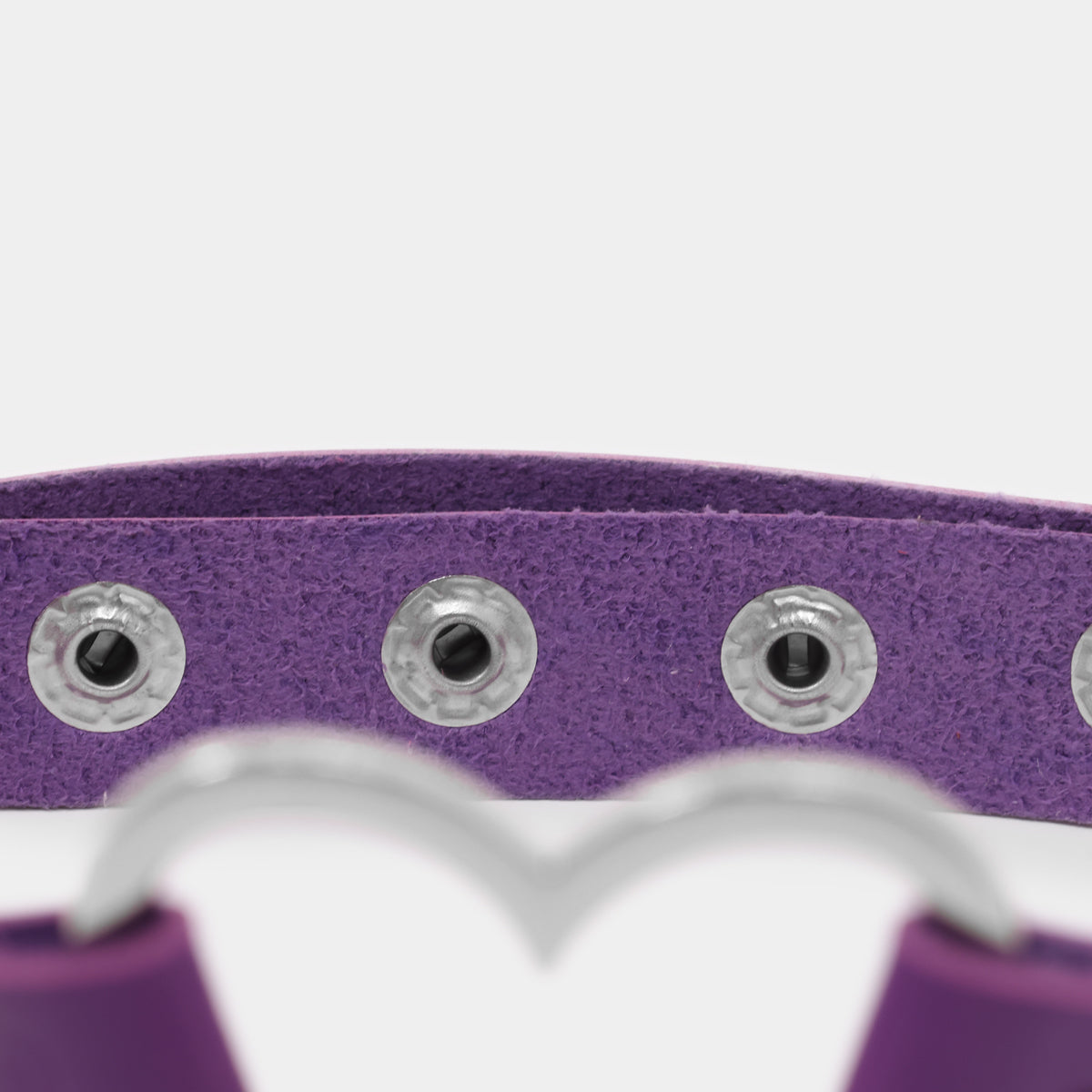 Purple Starshine Choker - Accessories - KOI Footwear - Purple - Back Detail