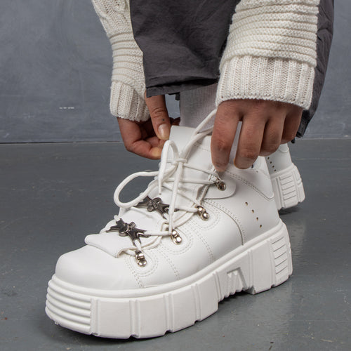 rimo core chunky black trainers