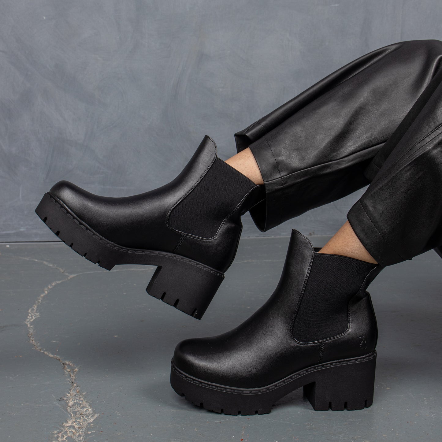 Orson Switch Chelsea Boots - Ankle Boots - KOI Footwear - Black - Side Left View