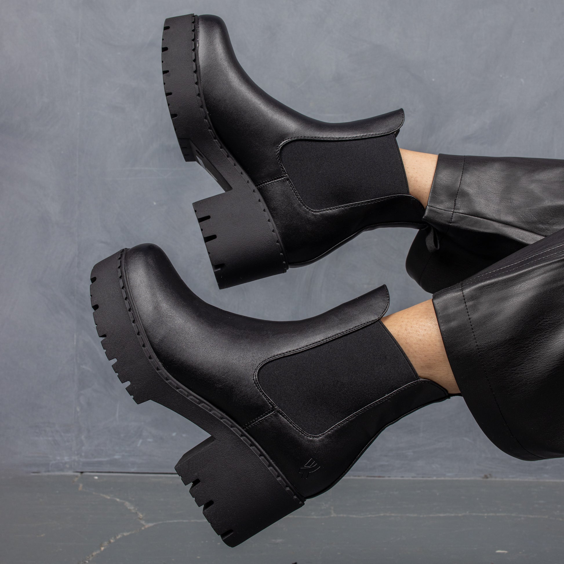 Orson Switch Chelsea Boots - Ankle Boots - KOI Footwear - Black - Model View