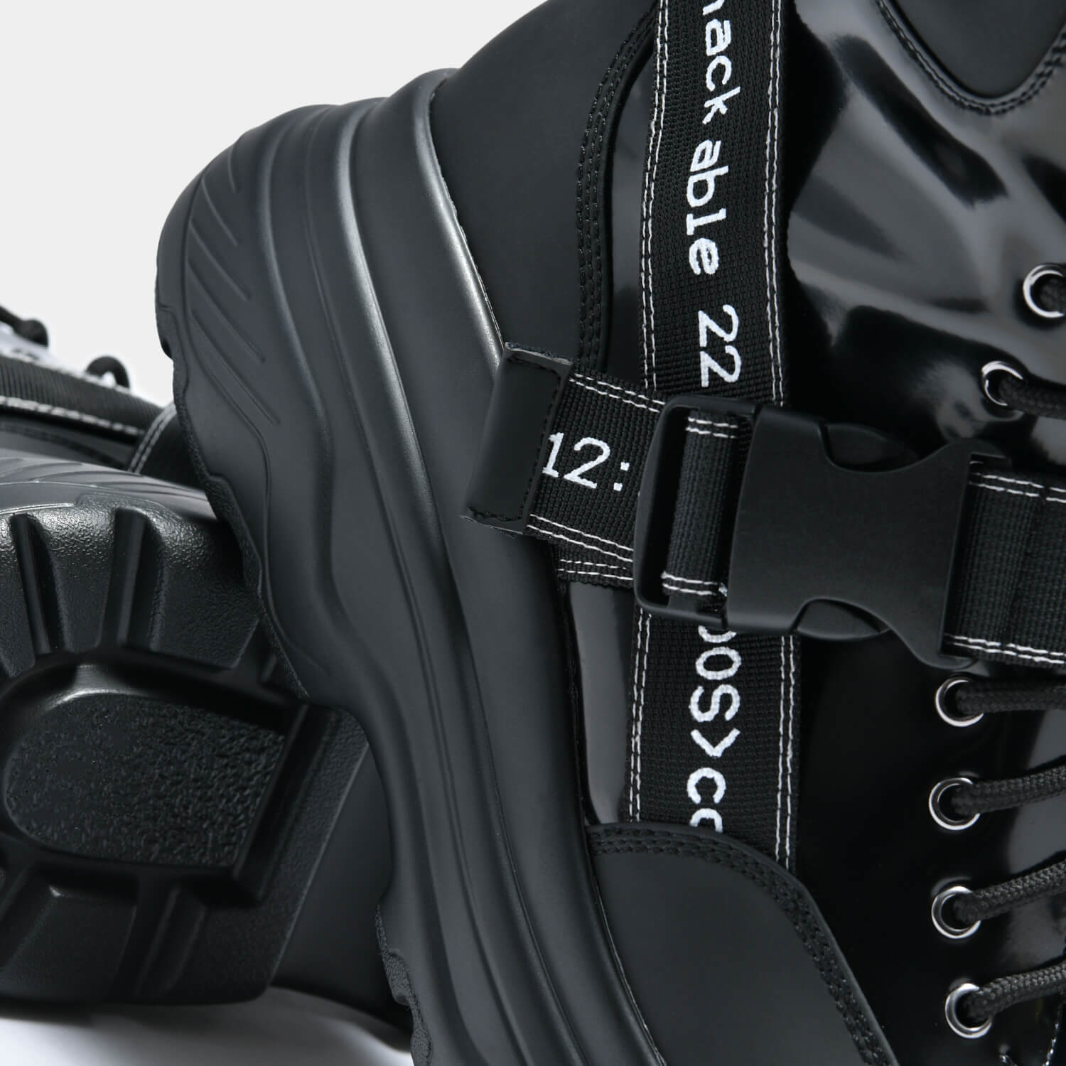 Cypher Men's Black Trail Boots - Ankle Boots - KOI Footwear - Black - Side Detail