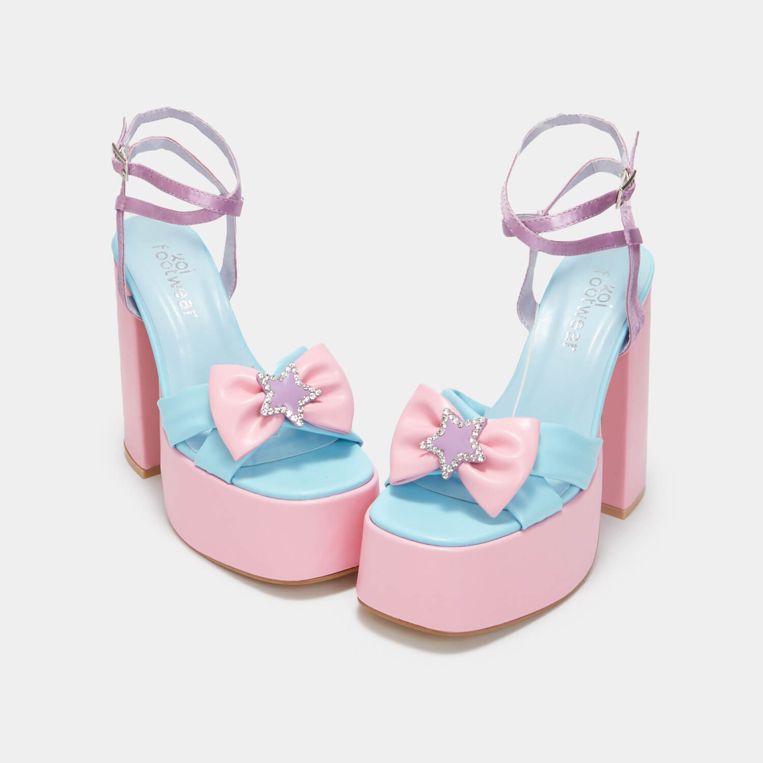 KOI Footwear Galactic Kawaii Princess Platform Heels Vegan Heels