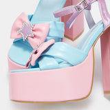 KOI Footwear Galactic Kawaii Princess Platform Heels Vegan Heels