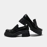 Gensai Men's Cyber Punk Loafers - Shoes - KOI Footwear - Black - Side and Back View