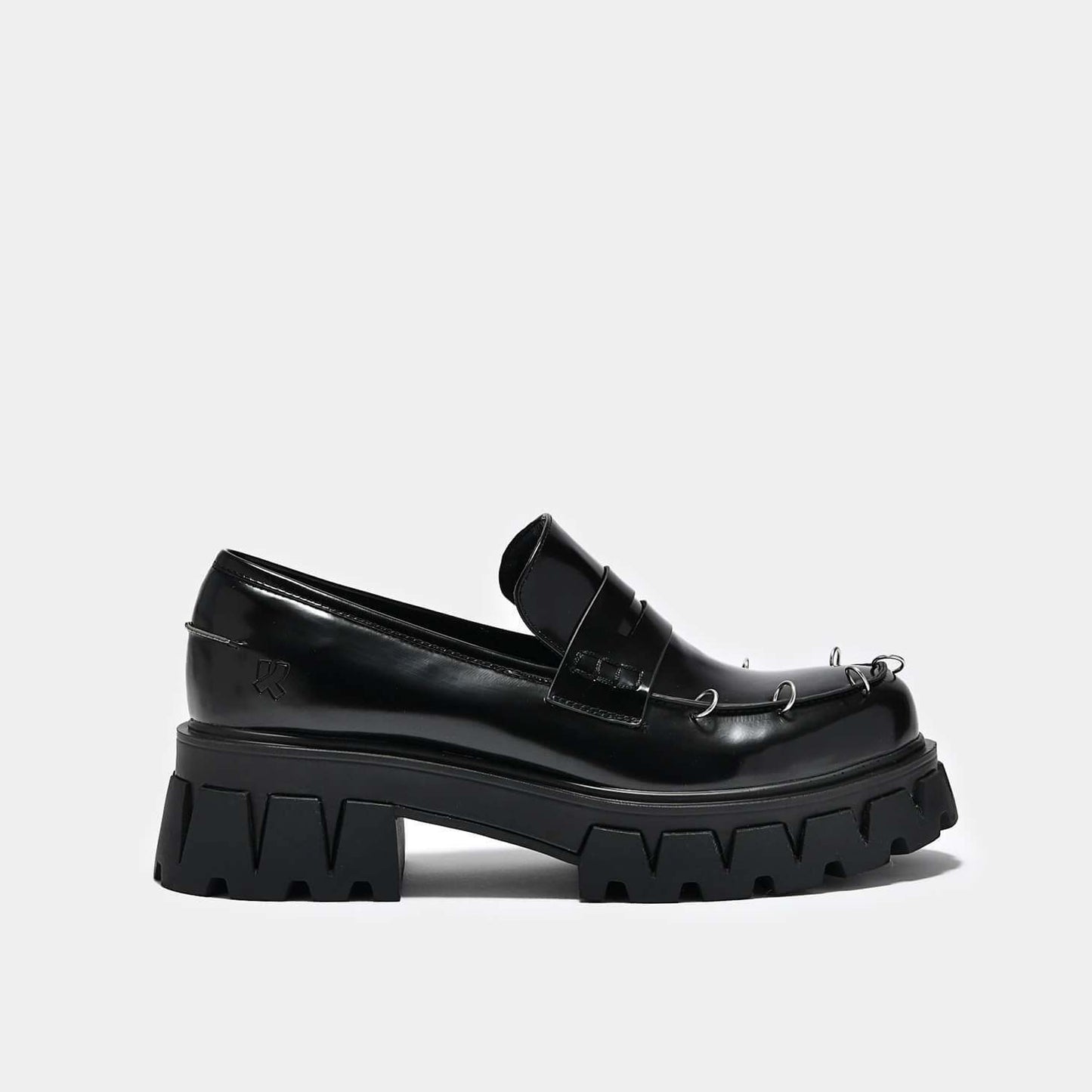Gensai Men's Cyber Punk Loafers - Shoes - KOI Footwear - Black - Side View