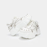 Jinx White Mystic Charm Trainers - Trainers - KOI Footwear - White - Three-Quarter View