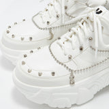 Jinx White Mystic Charm Trainers - Trainers - KOI Footwear - White - Front Detail