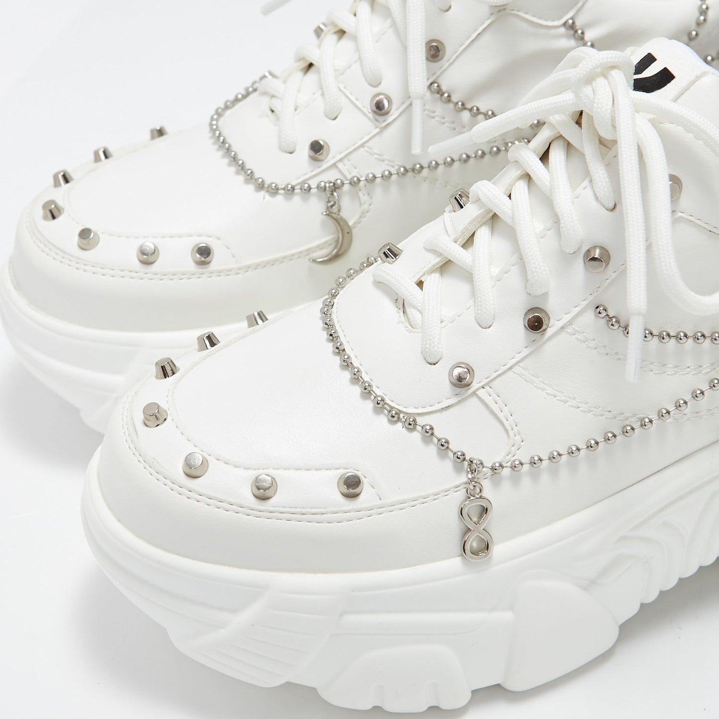 Jinx White Mystic Charm Trainers - Trainers - KOI Footwear - White - Front Detail