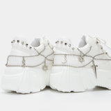 Jinx White Mystic Charm Trainers - Trainers - KOI Footwear - White - Back Detail