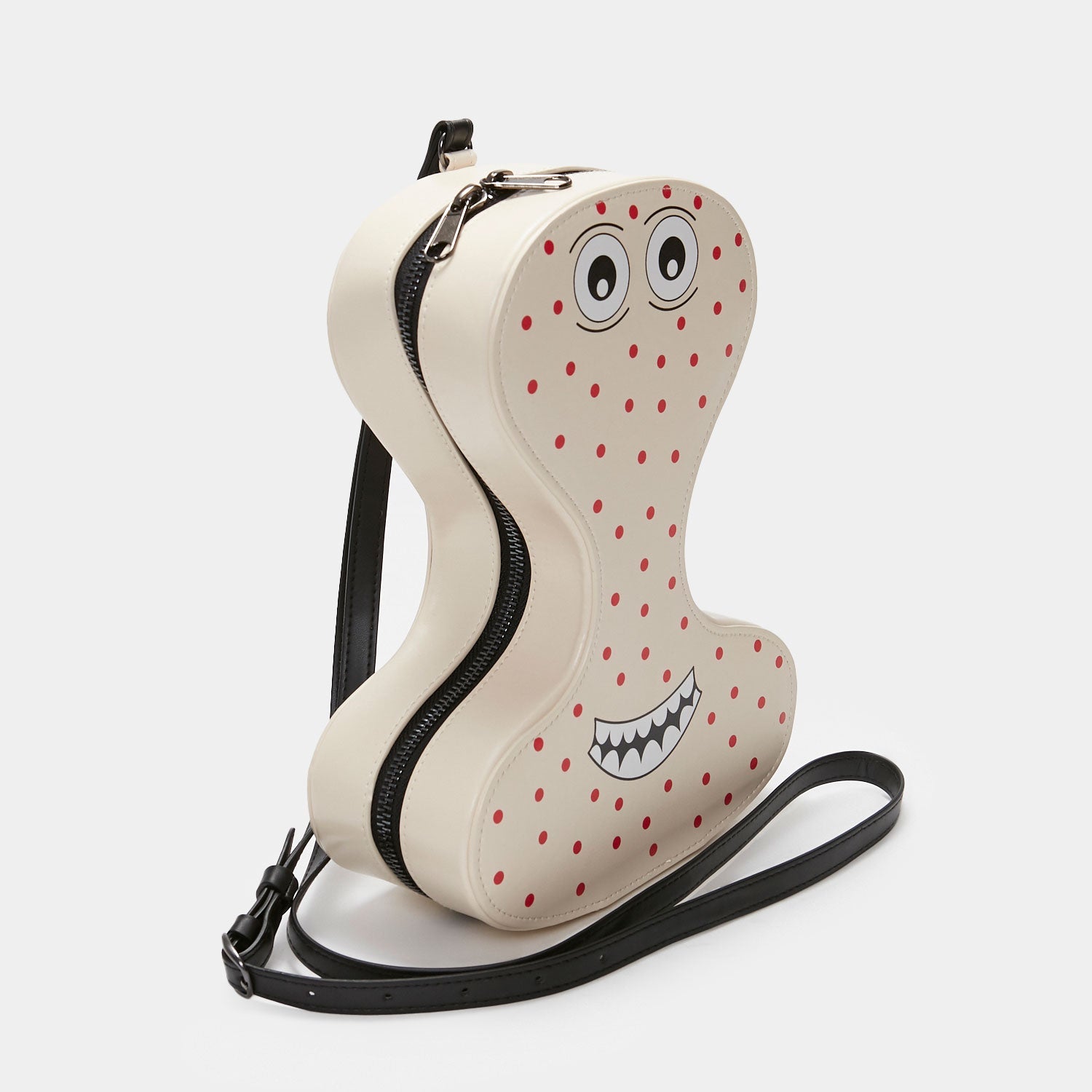 Kev Crossbody Bag - Accessories - KOI Footwear - Beige - Three-Quarter View