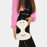 Kev Crossbody Bag - Accessories - KOI Footwear - Beige - Side Model View