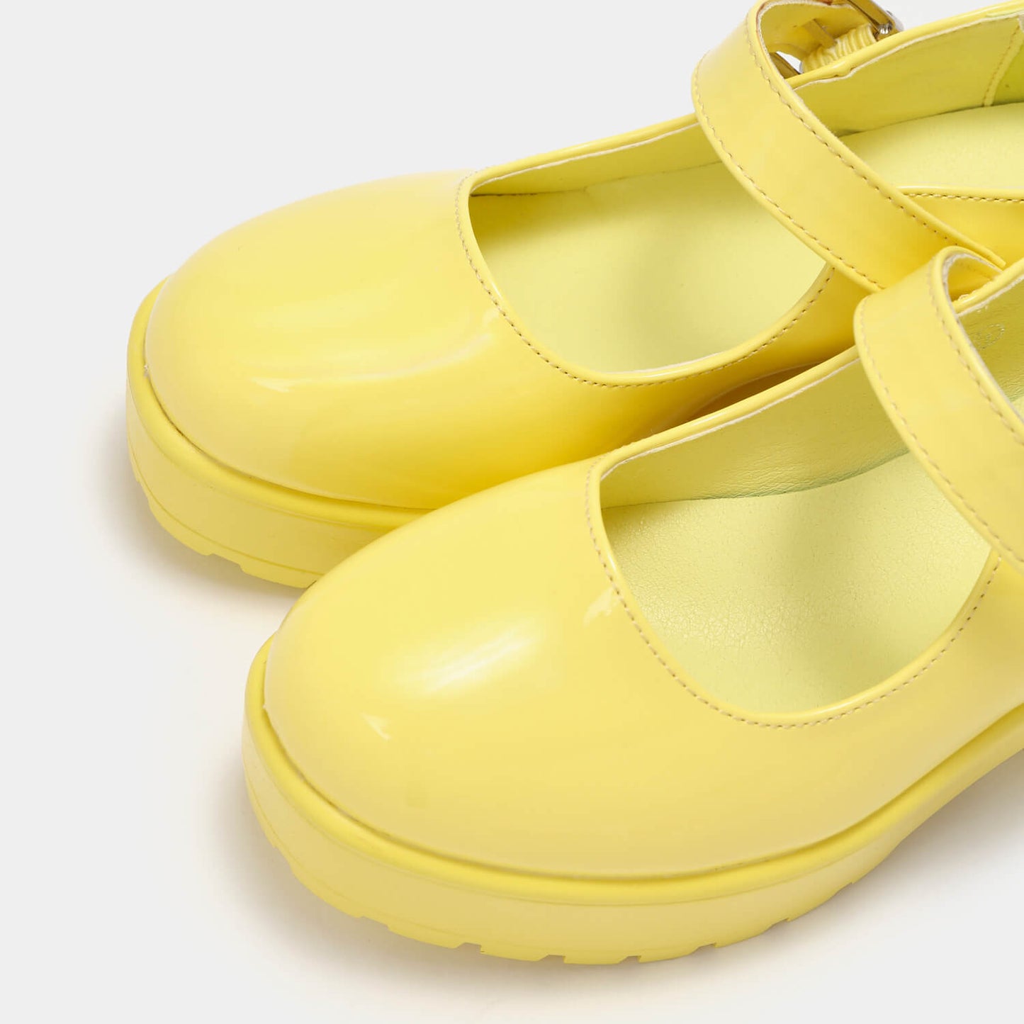Tira Mary Jane Shoes 'Sunshine Yellow Edition' - Mary Janes - KOI Footwear - Yellow - Front Detail