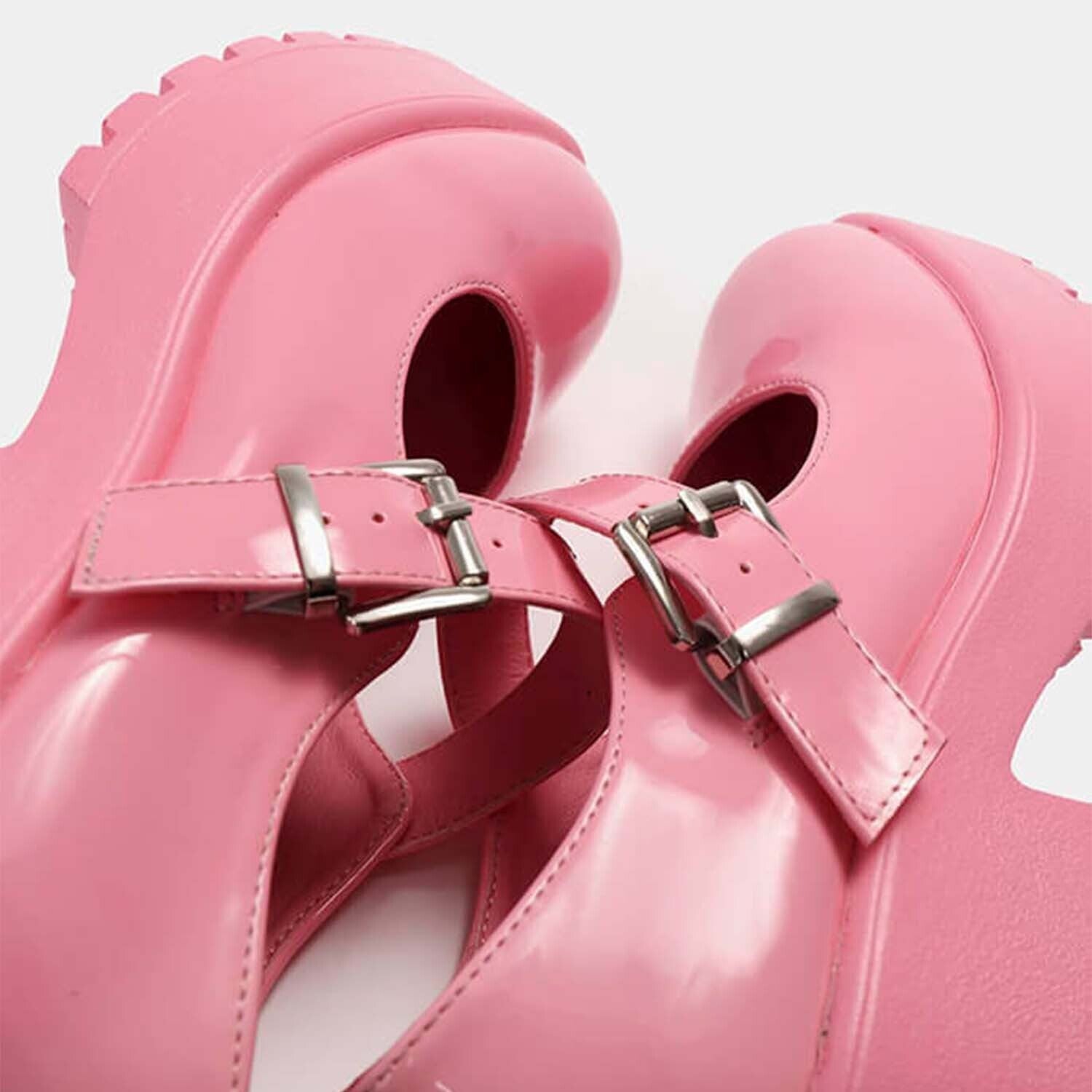 Tira Mary Jane Shoes 'Pink Princess Edition' - Mary Janes - KOI Footwear - Pink - Buckle Detail