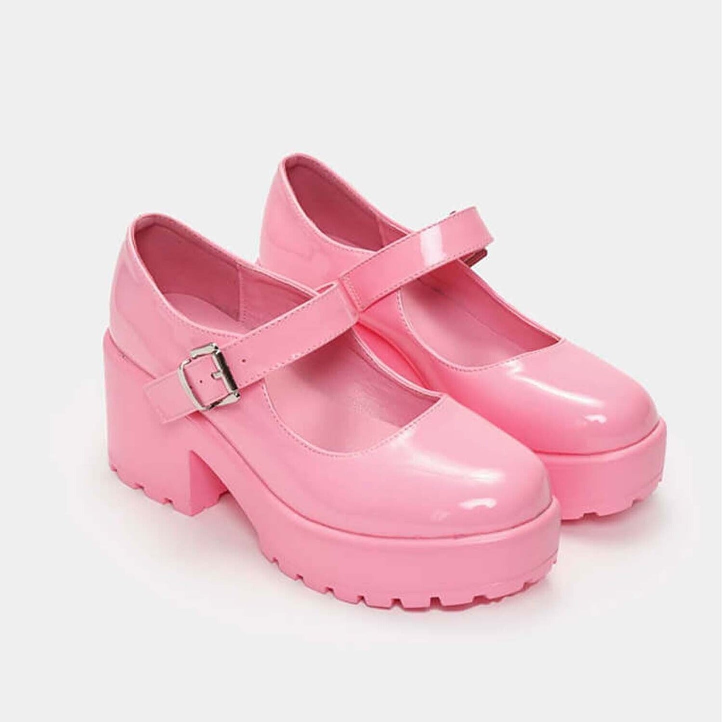 Tira Mary Jane Shoes 'Pink Princess Edition' - Mary Janes - KOI Footwear - Pink - Three-Quarter View