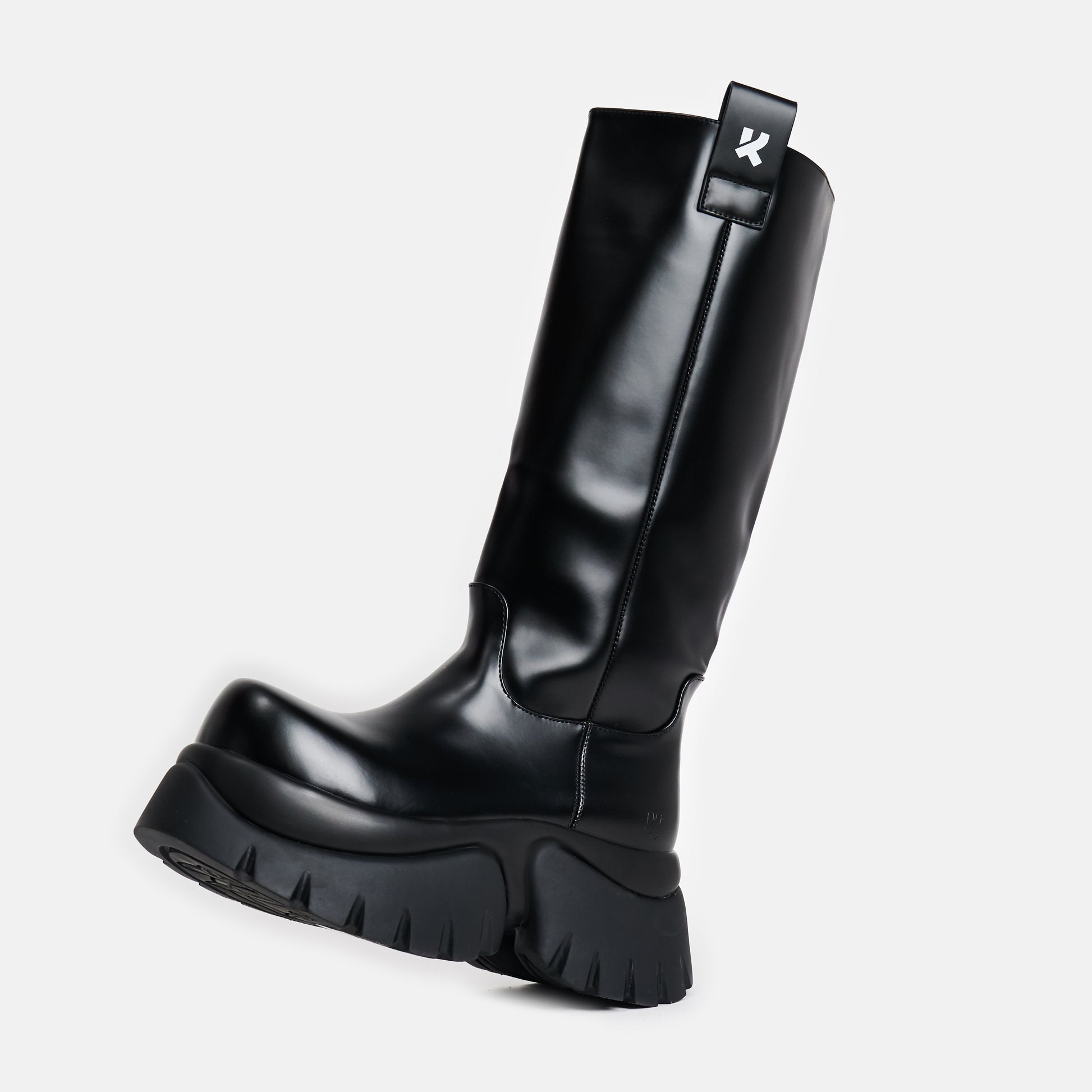 The Reaper Vilun Long Boots - Long Boots - KOI Footwear - Black - Platform Detail