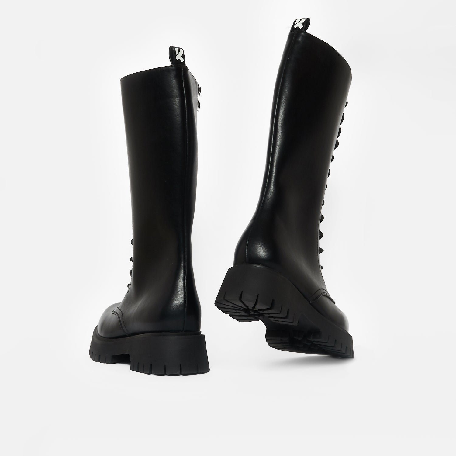 KOI Footwear - Deltora Black Lace Up Long Boots