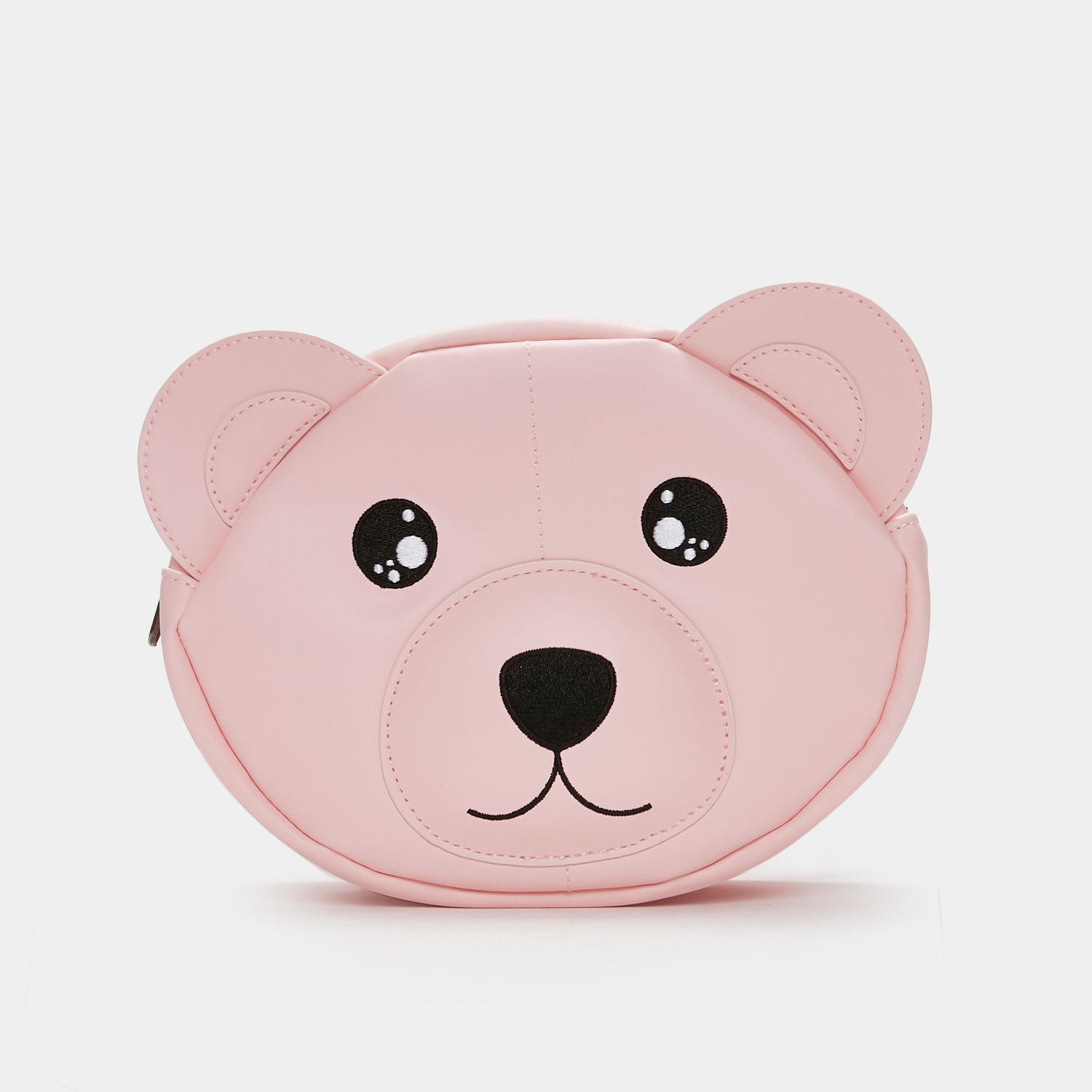 Love Hugs Bear Crossbody Bag - Accessories - KOI Footwear - Pink - Front View