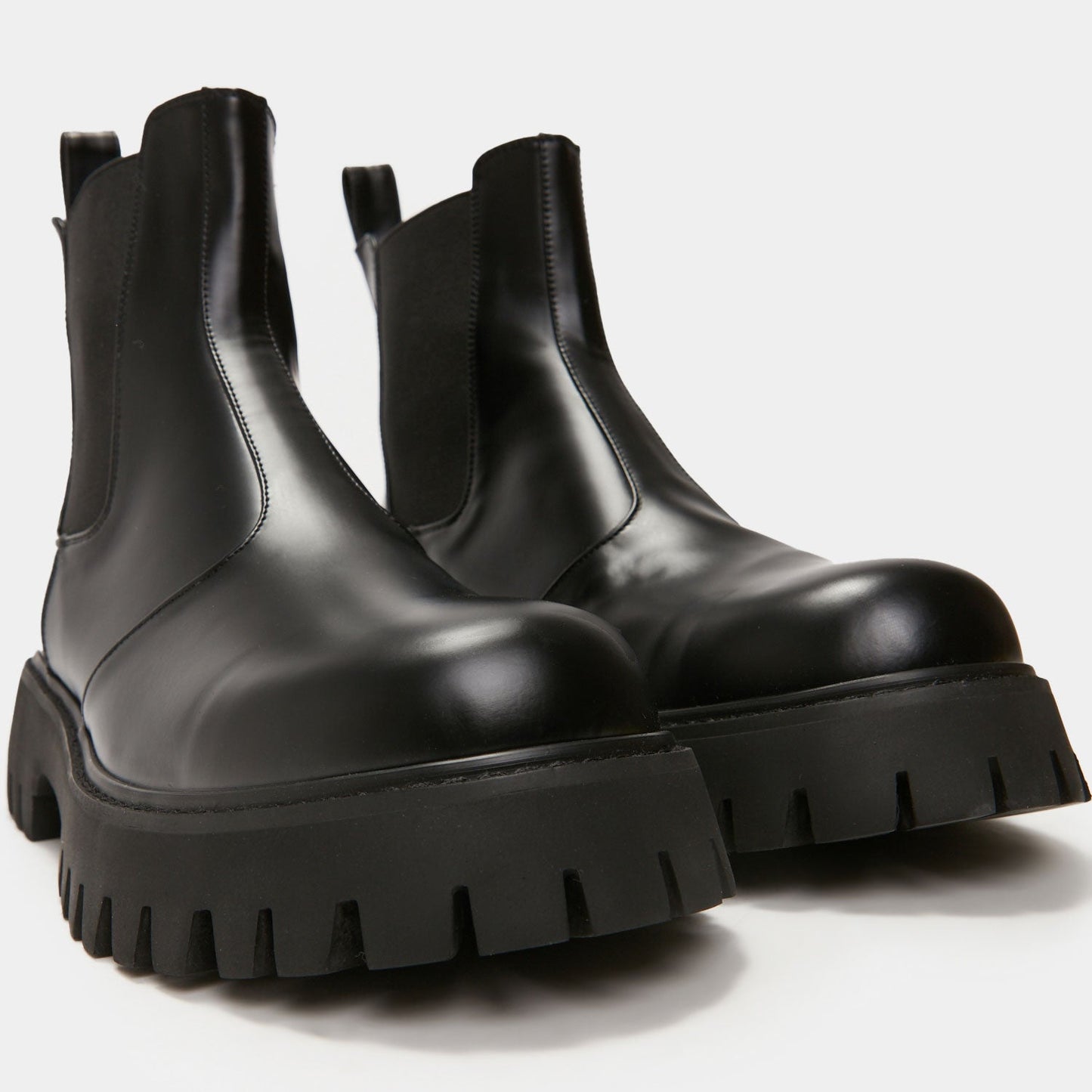 New Horizon Men's Chelsea Boots - Ankle Boots - KOI Footwear - Black - Front Detail